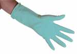 Green Rubber Gloves Large