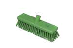 Green 12" Stiff Hygiene Broom Head