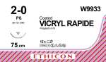 Vicryl 26mmx75cm x2/0 Undyed W9933