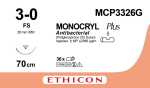 Monocryl Plus Undyed Suture 3-0 (MCP3326G)