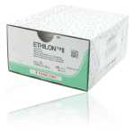 Polyamide 26mm x 75cm x 2/0 Blue Suture W1626T