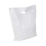 Plain White Plastic Carrier Bags