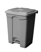 White 45ltr Pedal Bin