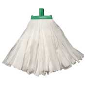 Exel Big White Kentucky Mop Head Socket Fit Green