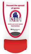 Deb Sanitiser 1l Dispenser 'Stop! Sanitise Your Hands'