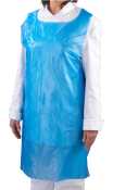 Plastic Aprons Blue Premium
