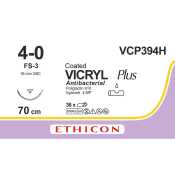 Coated Vicryl Suture 3/8 Circle Conventional Cutting Needle W9443