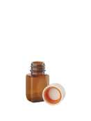 16ml Amber Rectangular Tablet Bottles