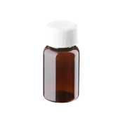 35ml Amber Plastic Pre-capped Unopac Bottles