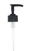 Black Ribbed Lotion Pump 28/410