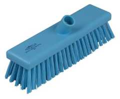 Blue Stiff Hygiene Broom Head 12"