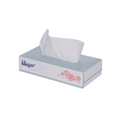White 2Ply Facial Tissue