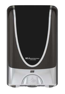 Deb Touch Free Dispenser Black & Chrome