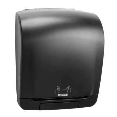 KATRIN SYSTEM ROLL TOWEL DISPENSER BLACK