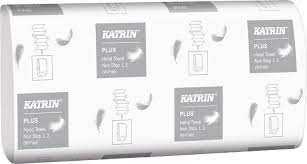 KATRIN PLUS SOFT Z-FOLD HAND TOWELS 3PLY WHITE