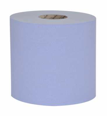 Raphael Roll Towel 1-Ply Blue Embossed