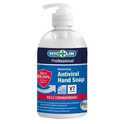 V7 Antiviral Foaming Hand Soap 500ml Pump
