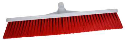 Interchange 12Inch Soft Broom Head Red