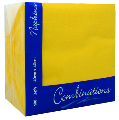 Daffodil Napkins 2ply 40cm