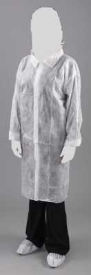 Non-Woven Visitors Coat With Velcro Small