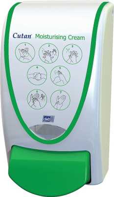 Cutan Moisturising Cream Dispenser Green