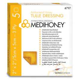 Medihoney Tulle Dressing 5cmx5cm