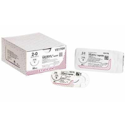 Coated Vicryl Rapide Suture 3/8 Circle Cutting Prime Needle w9510t