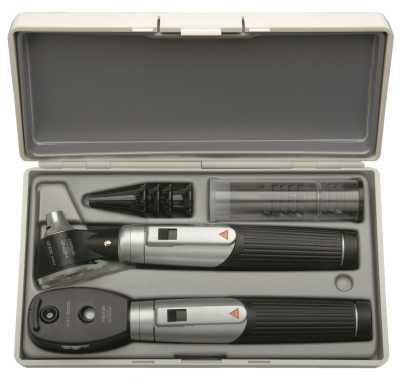 Heine M3000 DI Diagnostic Set 2 Handles in Hard Case