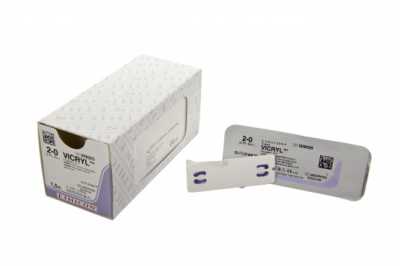 Vicryl 1/2 Circle Taper Violet 26mmx75cm W9120